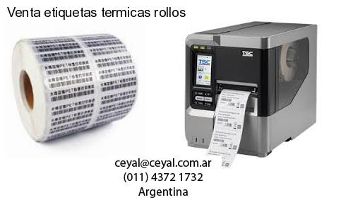 Venta etiquetas termicas rollos