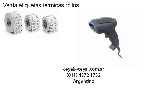 Venta etiquetas termicas rollos