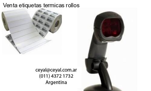 Venta etiquetas termicas rollos