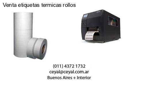 Venta etiquetas termicas rollos
