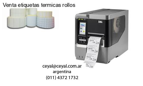 Venta etiquetas termicas rollos