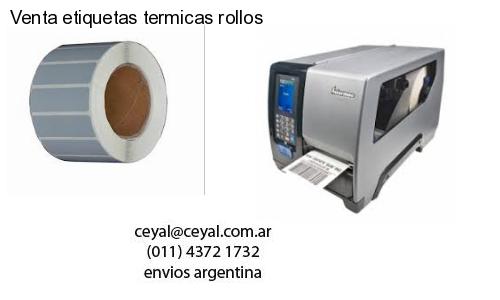 Venta etiquetas termicas rollos