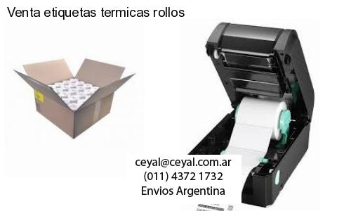 Venta etiquetas termicas rollos