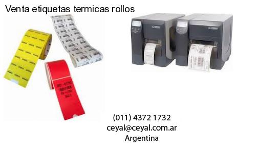 Venta etiquetas termicas rollos
