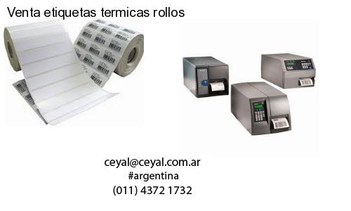 Venta etiquetas termicas rollos
