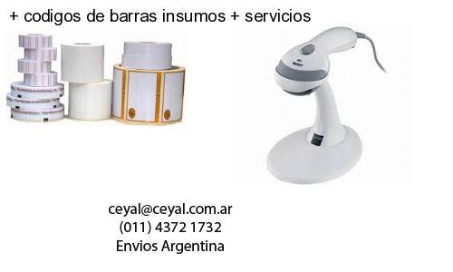 codigos de barras insumos servicios