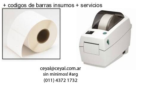 codigos de barras insumos servicios