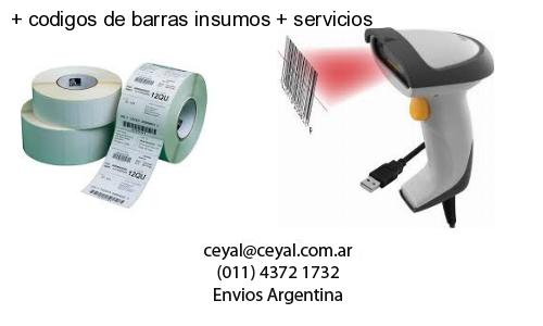 codigos de barras insumos servicios