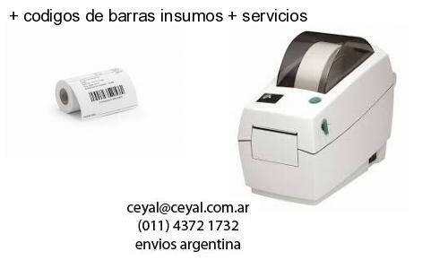   codigos de barras insumos   servicios