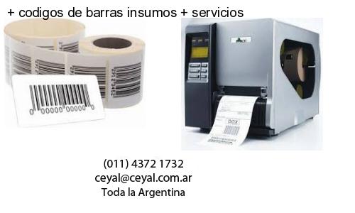   codigos de barras insumos   servicios