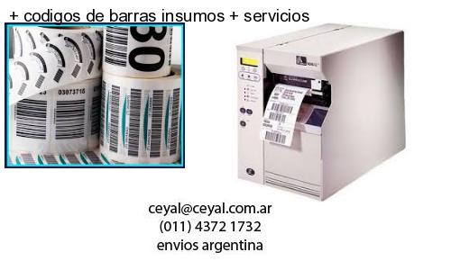   codigos de barras insumos   servicios