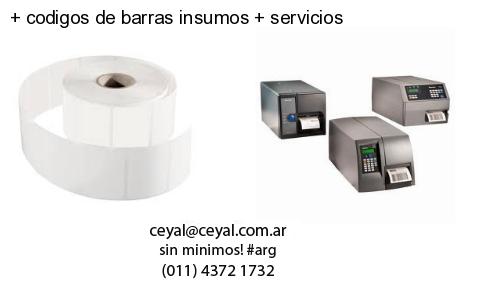 codigos de barras insumos servicios