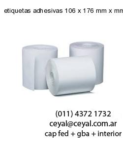 etiquetas adhesivas 106 x 176 mm x mm