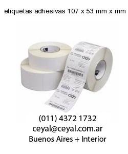 etiquetas adhesivas 107 x 53 mm x mm