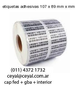 etiquetas adhesivas 107 x 89 mm x mm