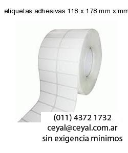 etiquetas adhesivas 118 x 178 mm x mm