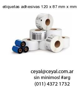 etiquetas adhesivas 120 x 87 mm x mm