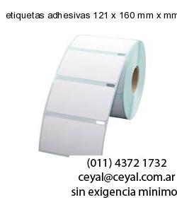 etiquetas adhesivas 121 x 160 mm x mm