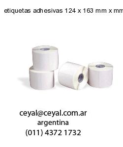 etiquetas adhesivas 124 x 163 mm x mm