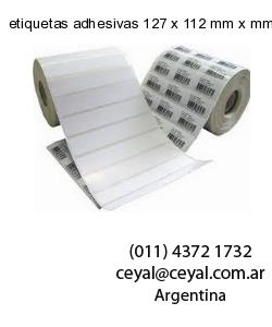 etiquetas adhesivas 127 x 112 mm x mm