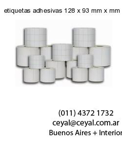etiquetas adhesivas 128 x 93 mm x mm