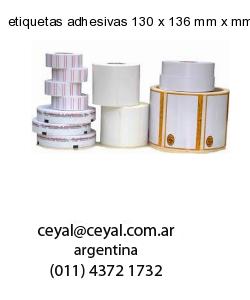 etiquetas adhesivas 130 x 136 mm x mm