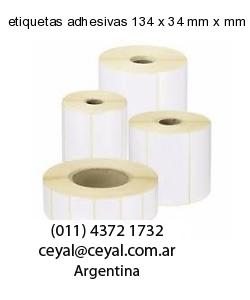 etiquetas adhesivas 134 x 34 mm x mm