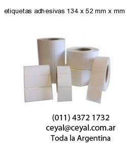 etiquetas adhesivas 134 x 52 mm x mm