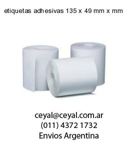 etiquetas adhesivas 135 x 49 mm x mm