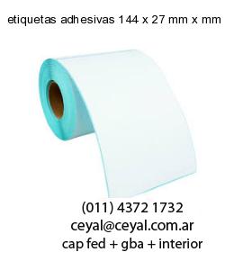etiquetas adhesivas 144 x 27 mm x mm