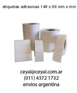 etiquetas adhesivas 148 x 69 mm x mm