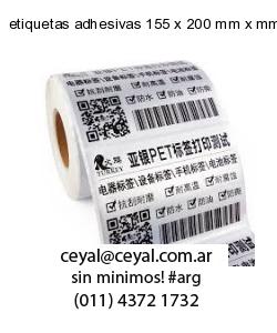 etiquetas adhesivas 155 x 200 mm x mm