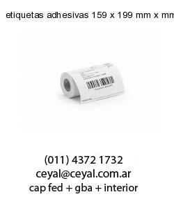 etiquetas adhesivas 159 x 199 mm x mm