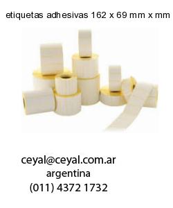 etiquetas adhesivas 162 x 69 mm x mm