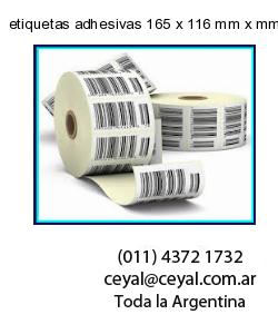 etiquetas adhesivas 165 x 116 mm x mm