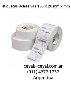 etiquetas adhesivas 165 x 26 mm x mm
