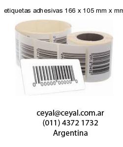 etiquetas adhesivas 166 x 105 mm x mm
