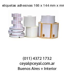 etiquetas adhesivas 166 x 144 mm x mm