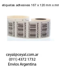 etiquetas adhesivas 167 x 120 mm x mm