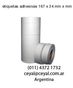 etiquetas adhesivas 167 x 34 mm x mm