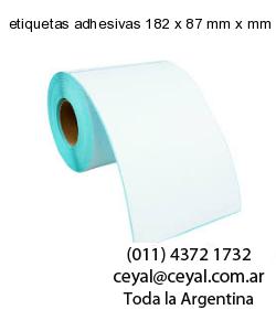 etiquetas adhesivas 182 x 87 mm x mm