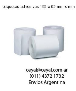 etiquetas adhesivas 183 x 93 mm x mm