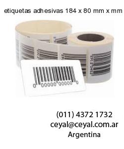 etiquetas adhesivas 184 x 80 mm x mm