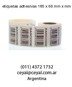 etiquetas adhesivas 185 x 66 mm x mm