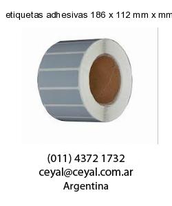 etiquetas adhesivas 186 x 112 mm x mm