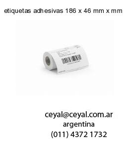 etiquetas adhesivas 186 x 46 mm x mm