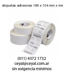 etiquetas adhesivas 189 x 104 mm x mm