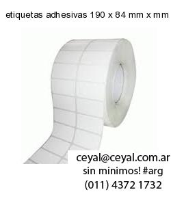 etiquetas adhesivas 190 x 84 mm x mm
