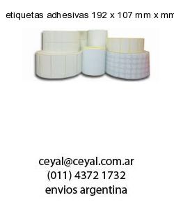 etiquetas adhesivas 192 x 107 mm x mm