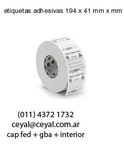 etiquetas adhesivas 194 x 41 mm x mm